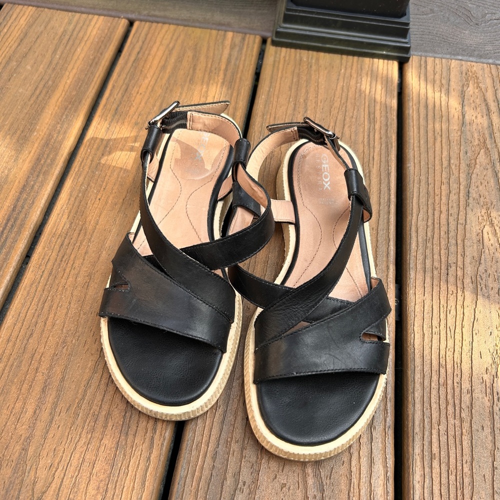 Price Drop: Elegant Geox Black Women's Sandals - Picture 4 of 7